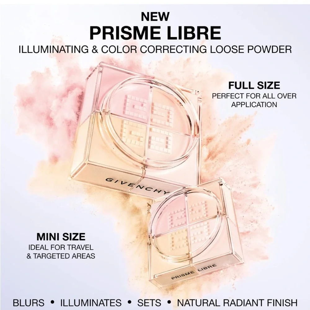 Givenchy Prism Libre Mini Finishing & Setting Powder NWOB #05 Popeline Mimosa